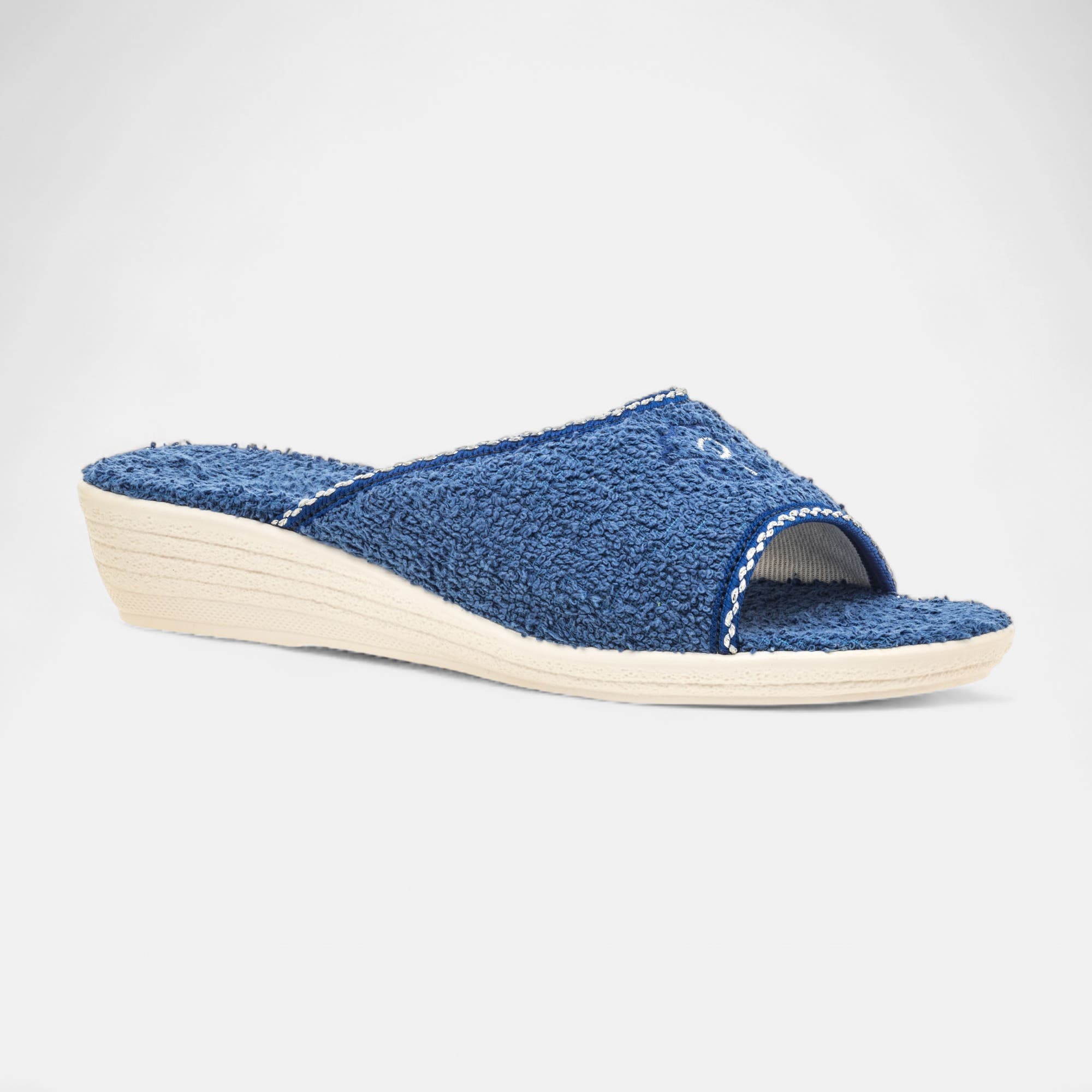 Pantoufles mules Femme bleu