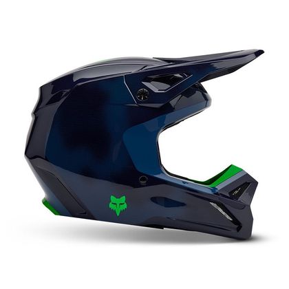 Casque cross Fox V1 TAUNT 2025 - Bleu