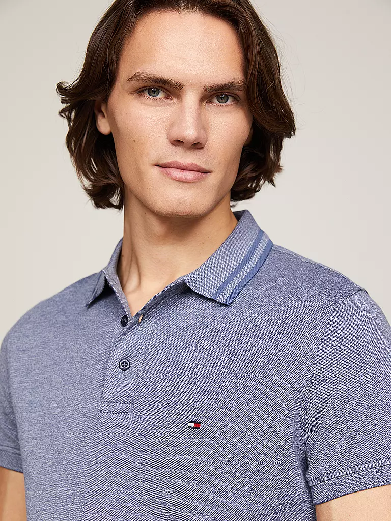 TOMMY HILFIGER Poloshirt Slim Fit blau