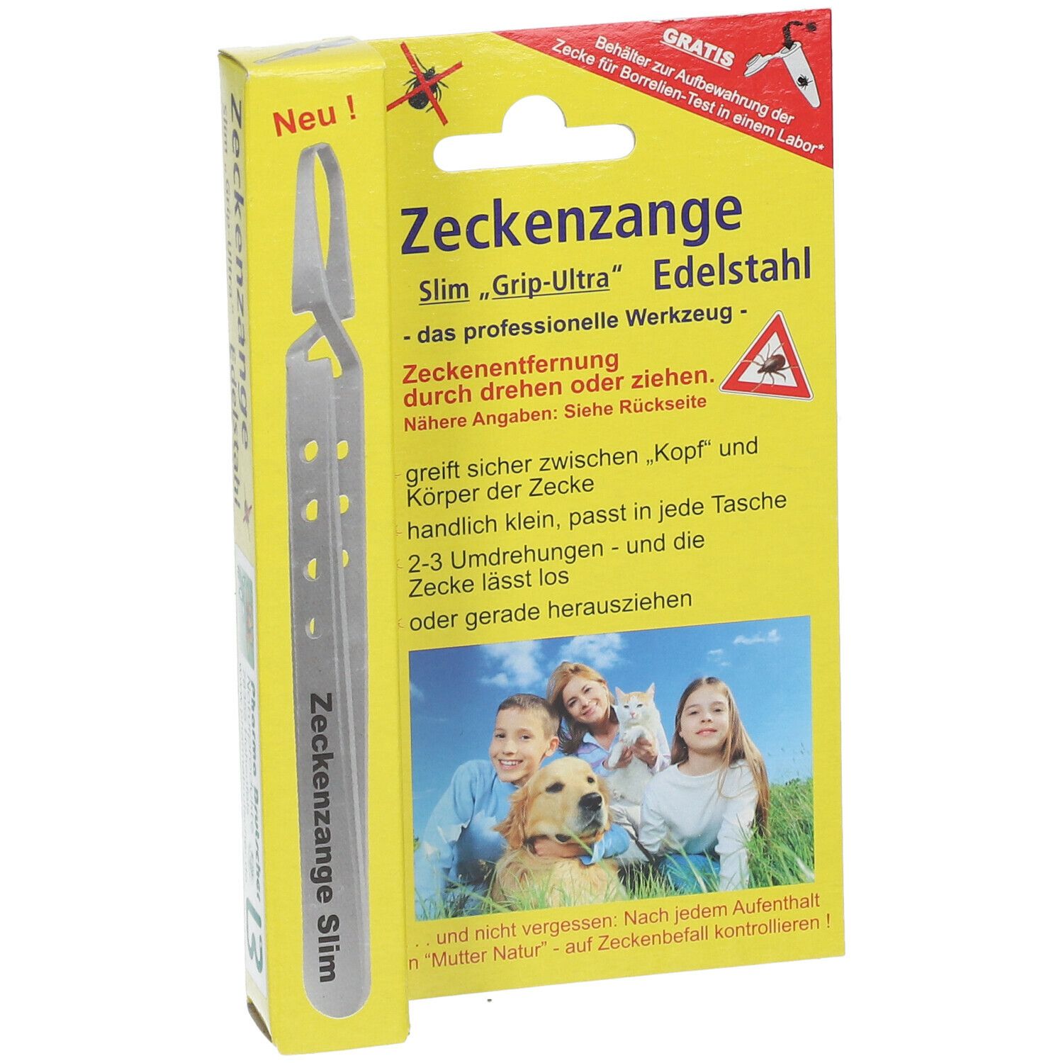 Zeckenzange Chirurgenstahl