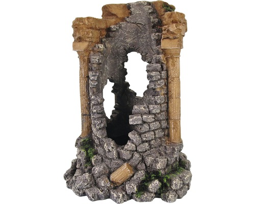 Aquariumdecoratiezuilen met metselwerk 22 cm