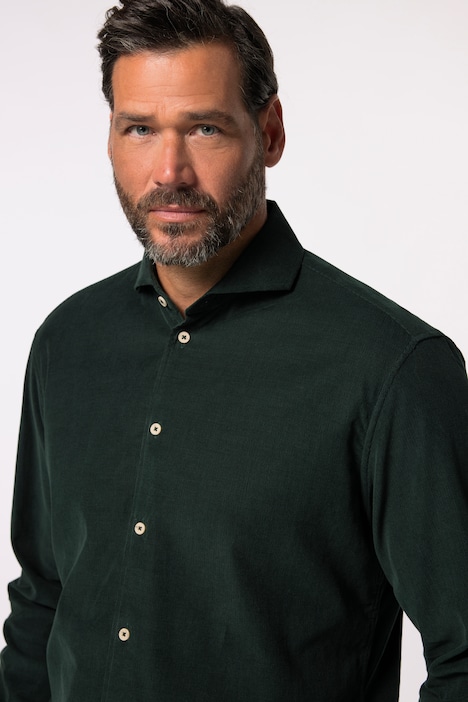 JP 1880 Cordhemd, Hai-Kragen, Modern Fit, bis 7 XL