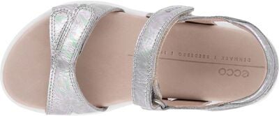 Ecco Flora Sandal, Silver Iridescent