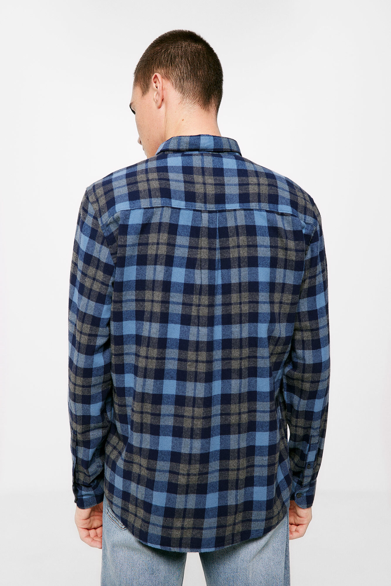 Camisa xadrez de flanela