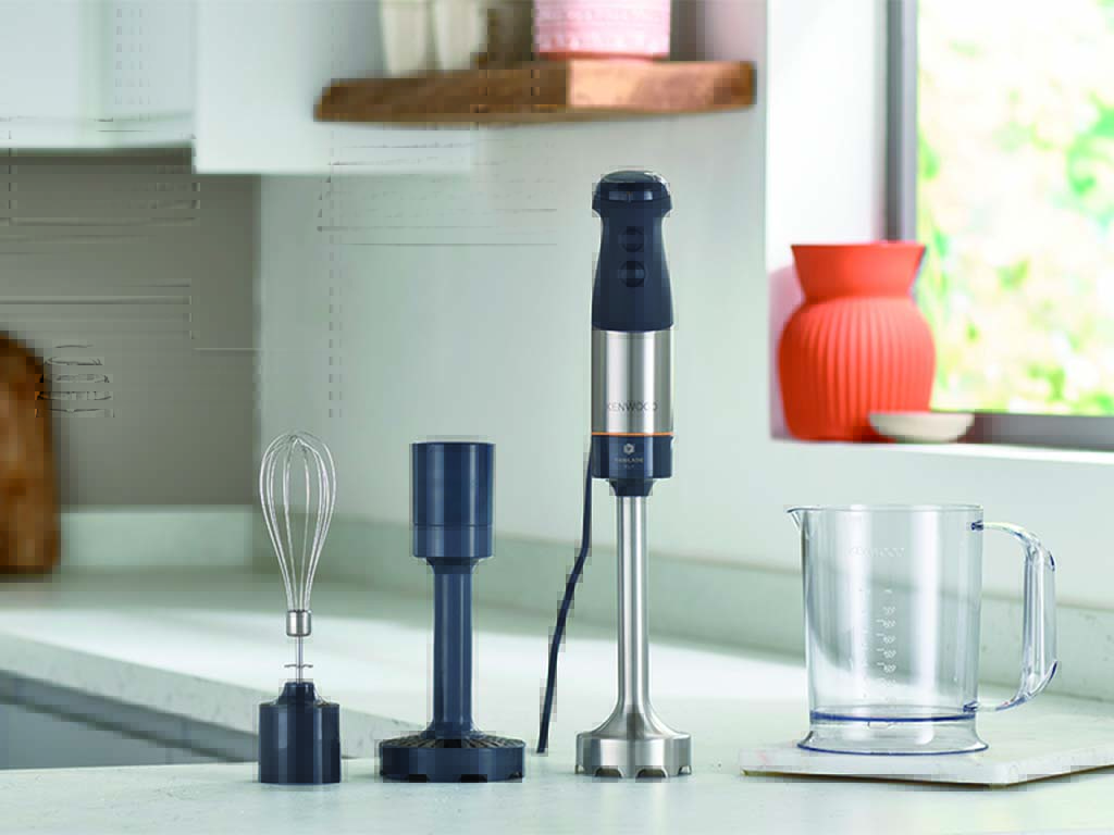 VARINHA MÁGICA KENWOOD TRIBLADE XL  HBM60.007GY (1000 W - PRETO E INOX)