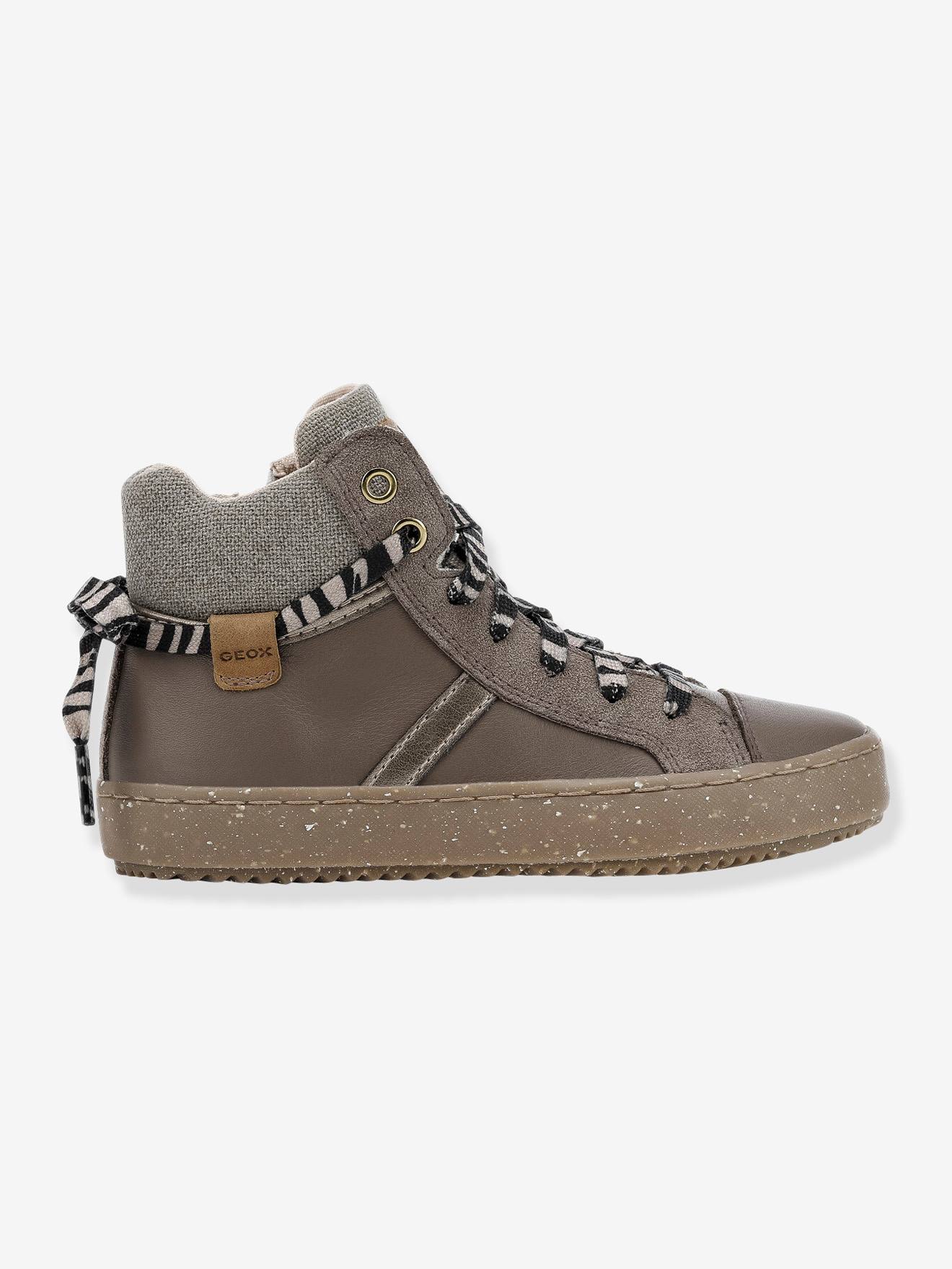 Tênis Kalespera Girl I GEOX® Mid, cinza médio liso