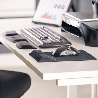 Fellowes Health-V - Tapis de souris / Repose-poignets - noir