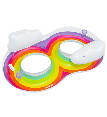 Bestway Schwimmmatratze - 186x116 - Rainbow Dreams Doppel-Schwim