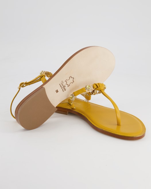 Konstantin Starke Farfallina Sandalen in Gelb