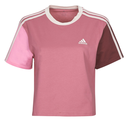 Adidas Sportswear - 3S CR TOP - Bordeaux / Rose