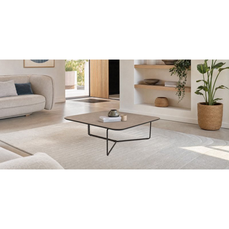 Table basse carrée MADRID L.87,5 cm