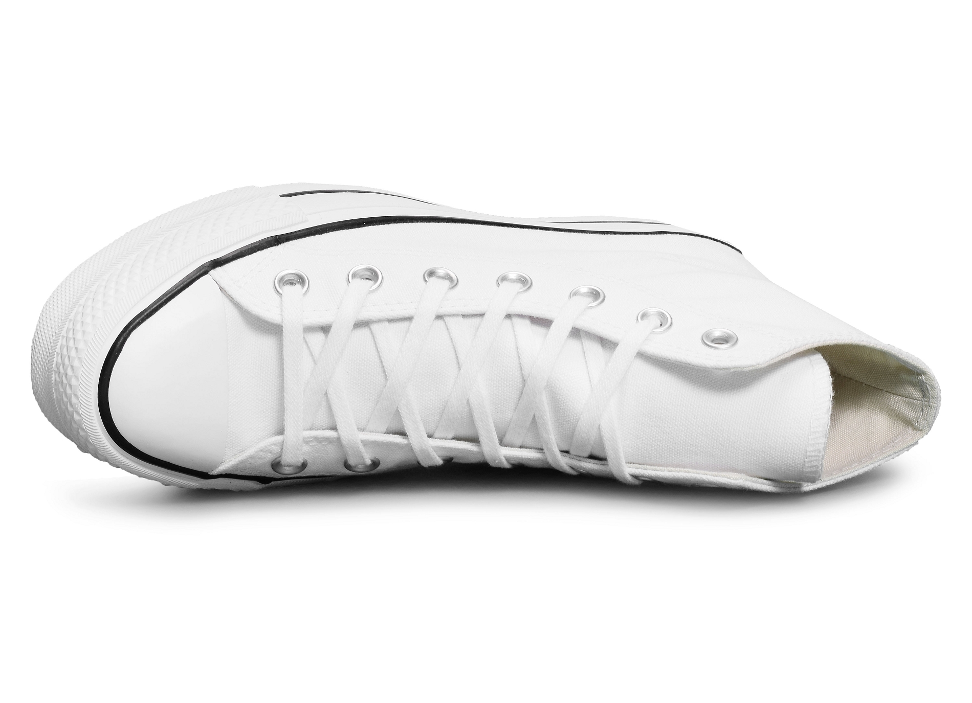Chuck taylor hi plato blanc