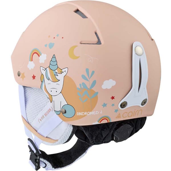 Casque de ski CAIRN ANDROMED J MAT POWDER PINK UNICORN