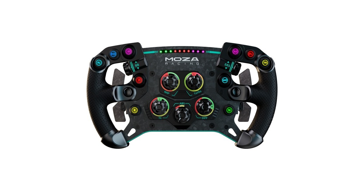 MOZAGS V2P GT Microvezel Leer stuur add-on  (Zwart)
