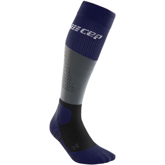 CEP Max Cushion Tall Socken Grey / Purple Damen