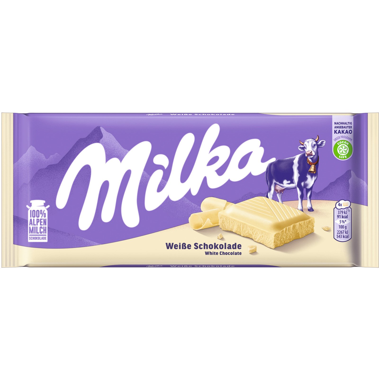 Milka weiss 100g