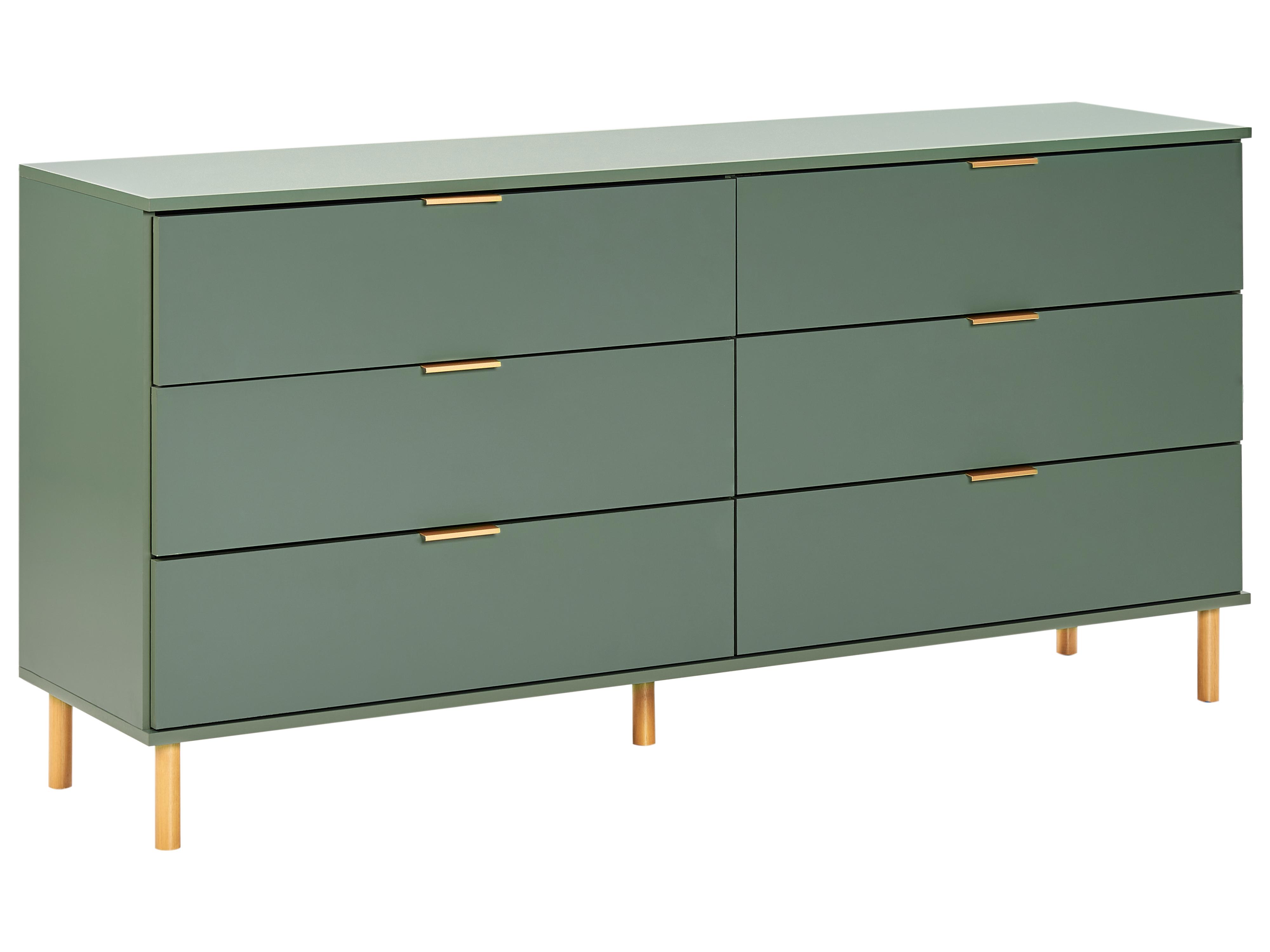 Ladekast 6 lades WALPOLE Groen
