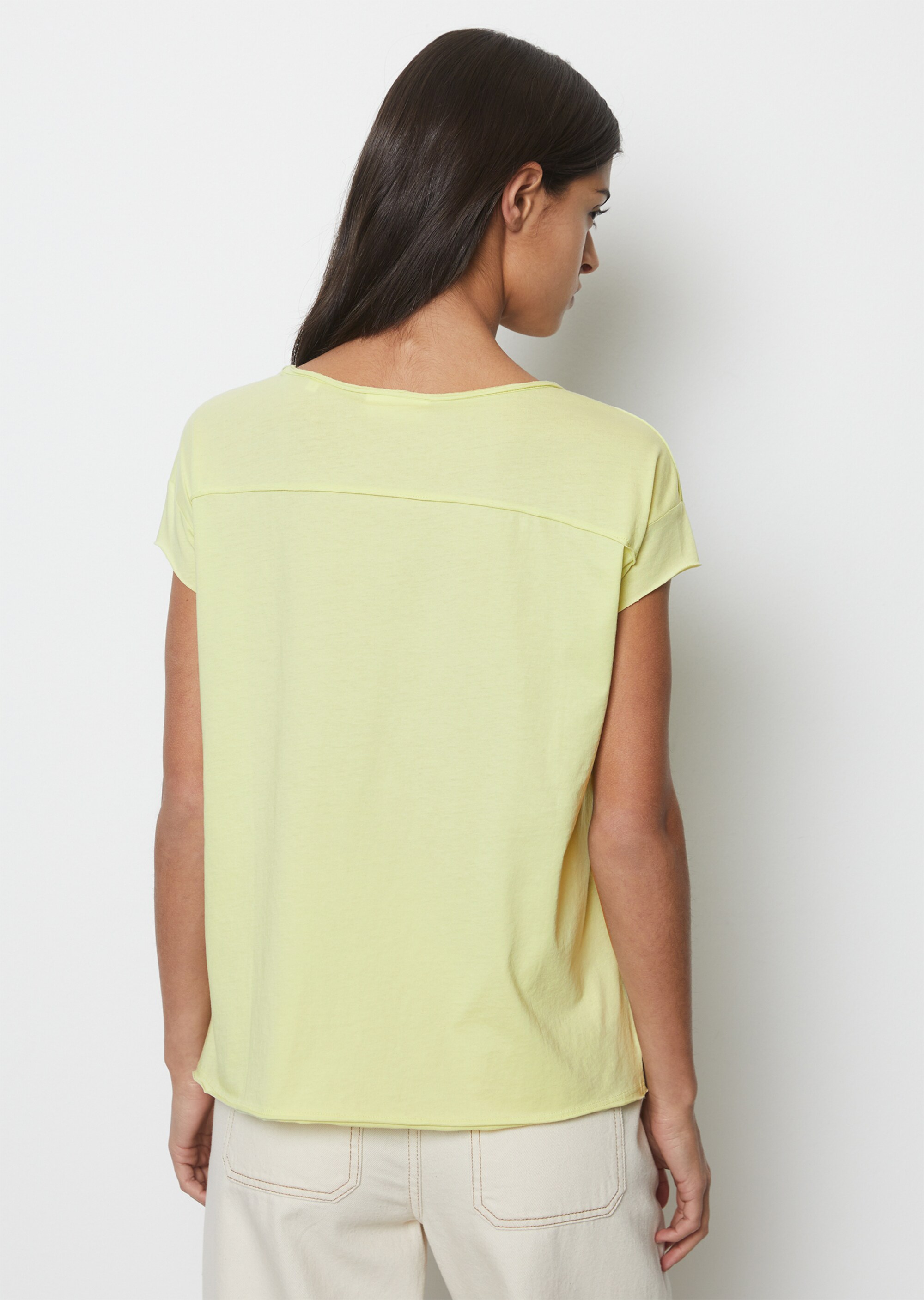 T-Shirt mit Brusttasche relaxed aus leichtem Single Jersey