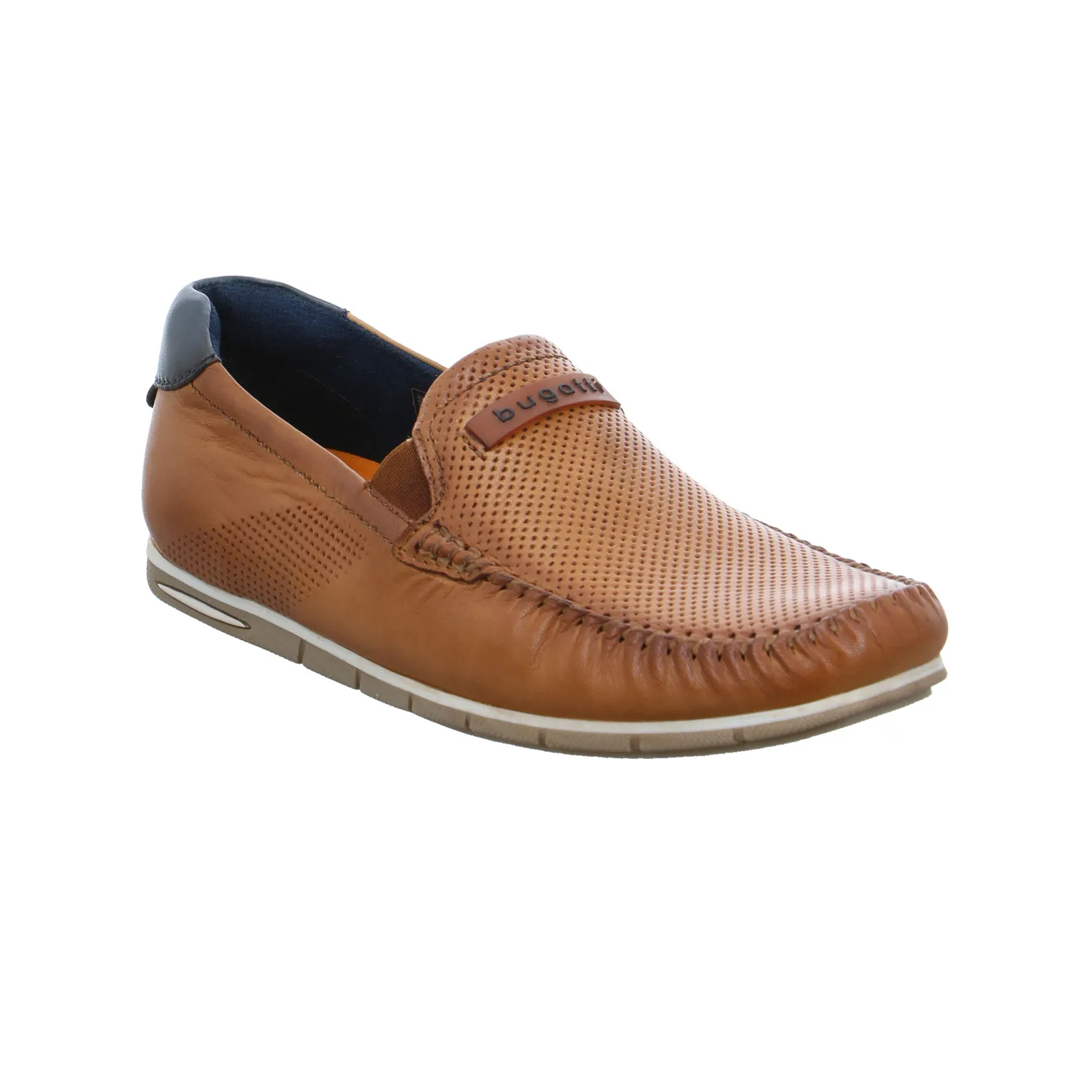 BUGATTI SHOES Halbschuh Cognac Leder