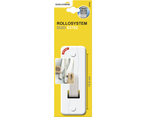 Afdekplaat Duo Schellenberg 53702, 13,5 cm, wit