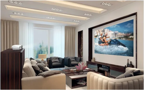Epson EH-TW7000 - 3LCD-projektor - 3D - 3000 lumen (hvid) - 3000 lumen (farve) - 3840 x 2160 (2 x 1920 x 1080) - 16:9 - 4K - hvid