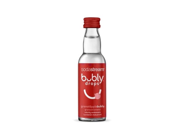 SodaStream Bubly Drops, Naturlig smakstilsetning, Dråper, 40 ml, Grapefrukt, Flaske, Sugar, Syntetisk fargestoff