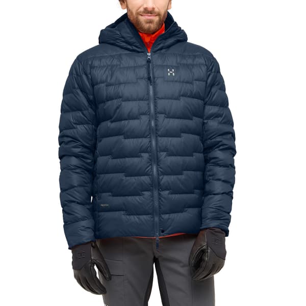 Doudoune ski de randonnée HAGLÖFS ROC FLASH DOWN HOOD M TARN BLUE