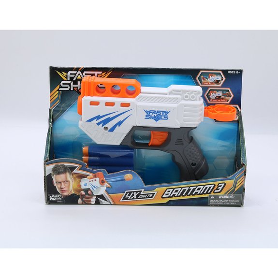 Pistolet 4 flèches en mousse