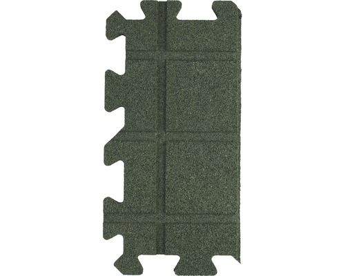 Valbeveiligingsmat puzzel zijkant 54x27x2,5 cm groen