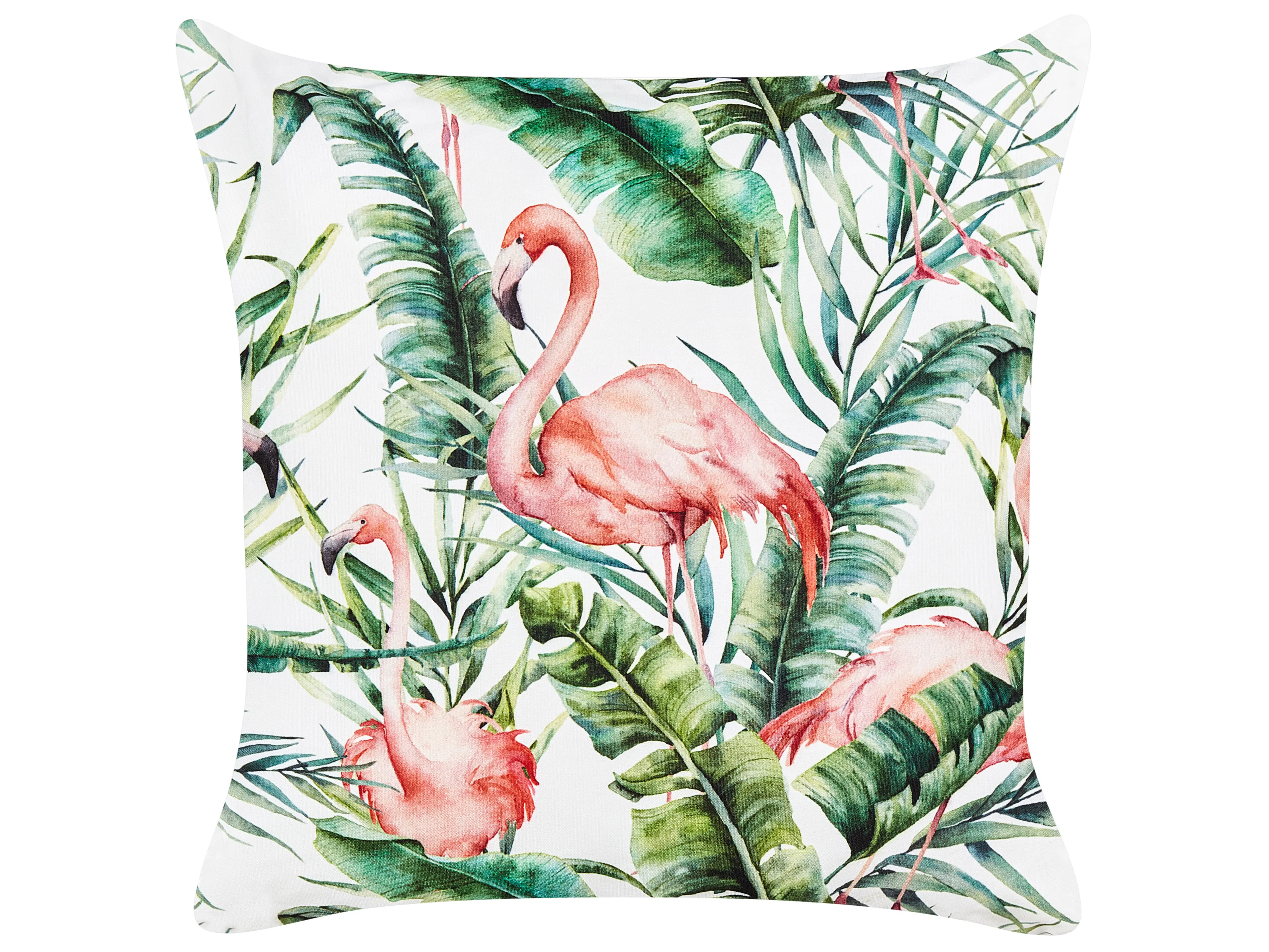 Set van 2 tuinkussens ELLERA dierenprint 45 x 45 cm Groen