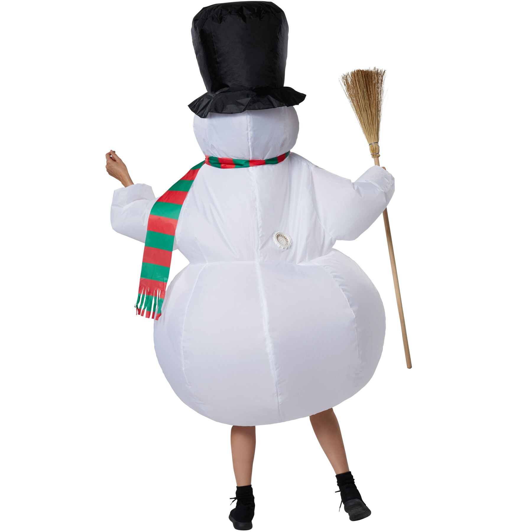 tectake® Aufblasbares Kostüm Schneemann