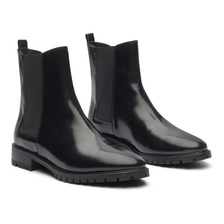 Rivecour Boots Cuir N°500 | Noir
