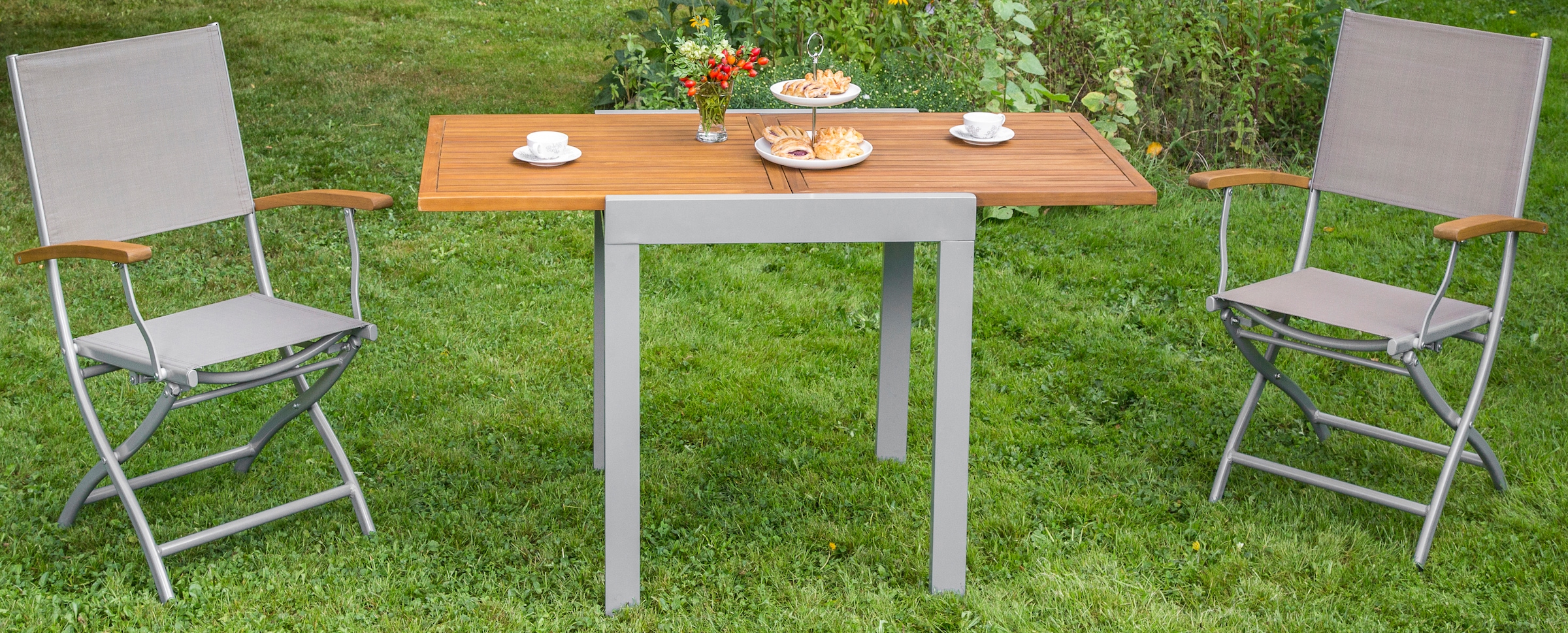 MERXX Gartentisch »Balkonauszieh-tisch« 65x130 cm