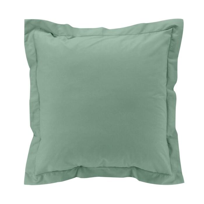 TAIE OREILLER 63X63CM PERCALE UNI 78 FILS TILLEUL