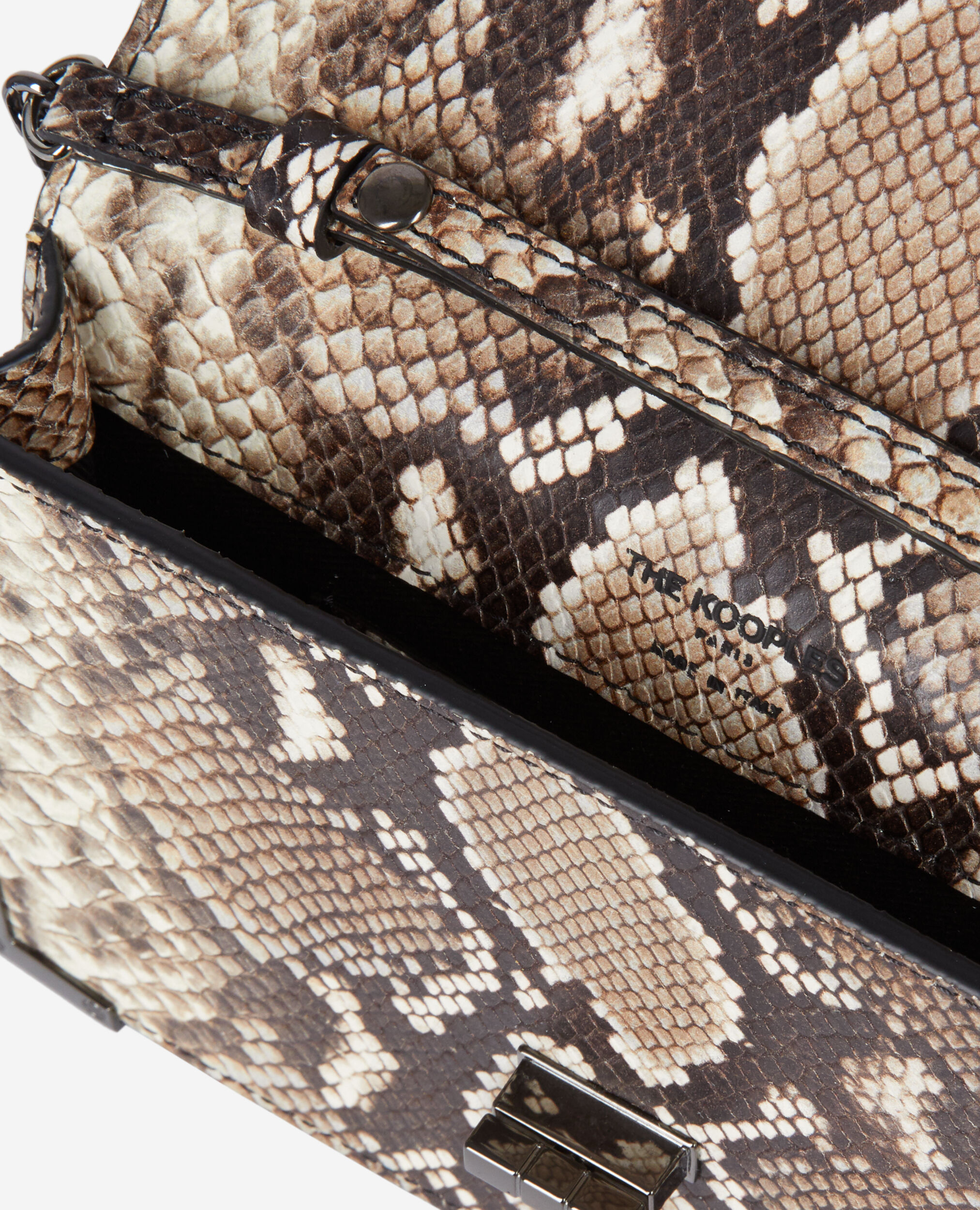 Pochette Emily medium en cuir