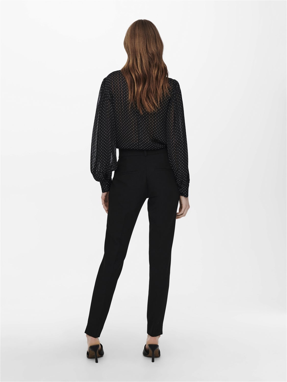 ONLVERONICA-PISA Slim Fit Klassische Hose Black