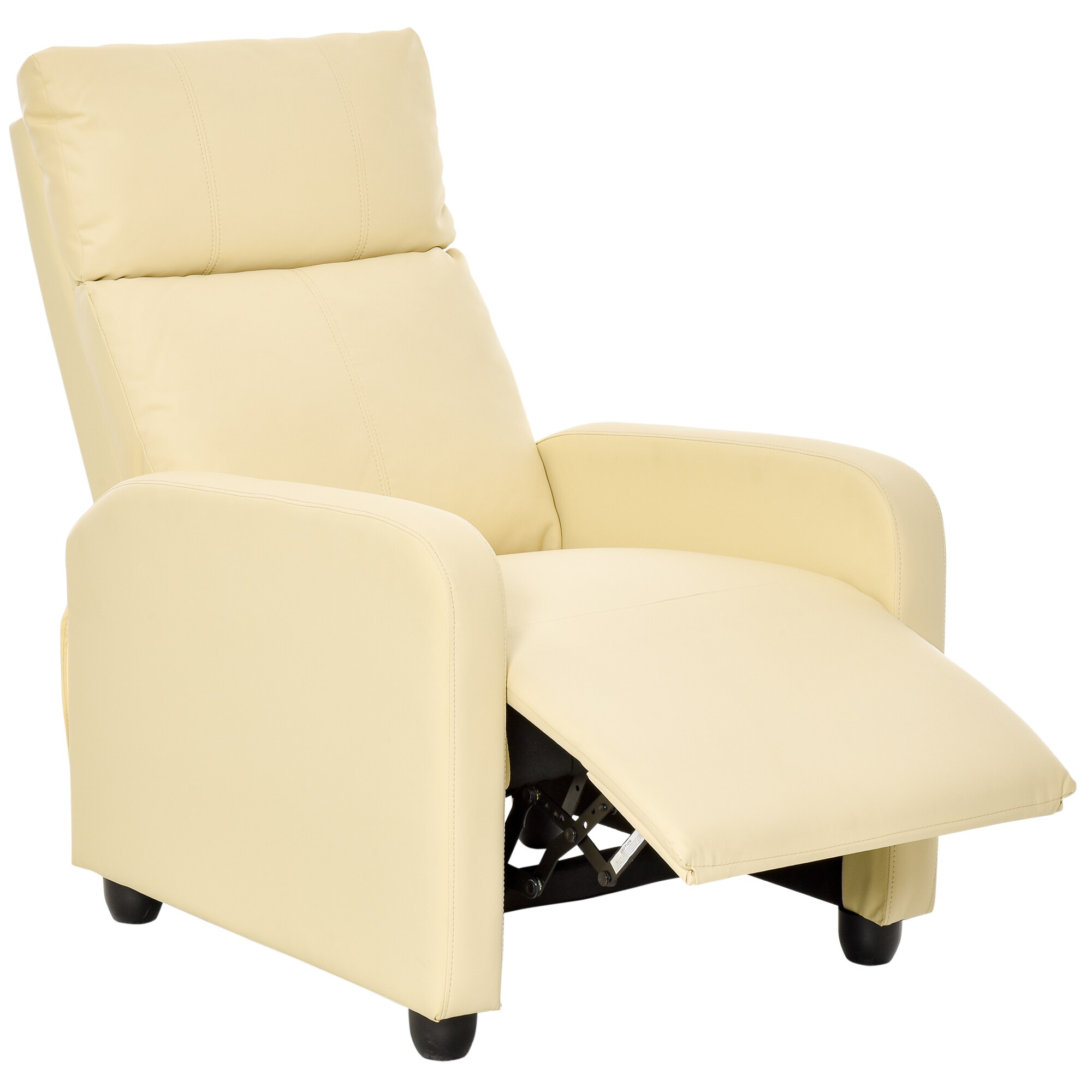 HOMCOM Fernsehsessel mit Liegefunktion 69,5 x 89,5 x 104,5 cm (LxBxH)