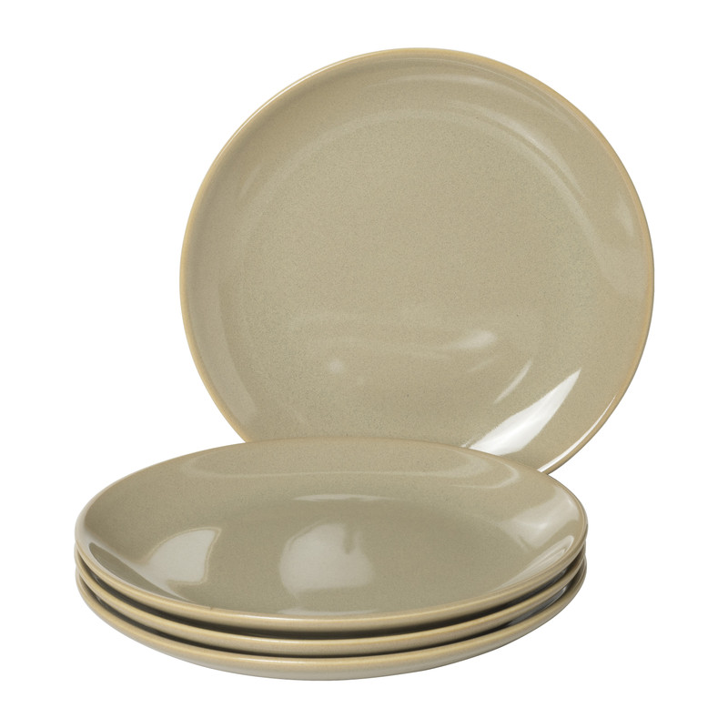 Serviesset - beige - 16-delig - 4 persoons- reactive glaze