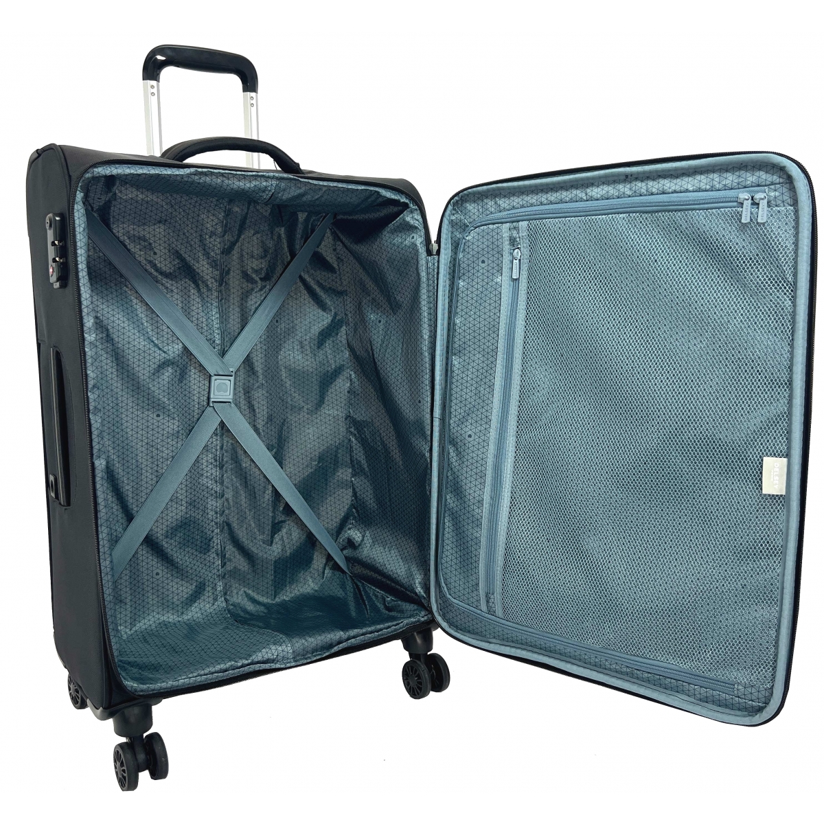 Delsey Lot 3 valises souples Delsey Caracas dont une valise cabine 55cm