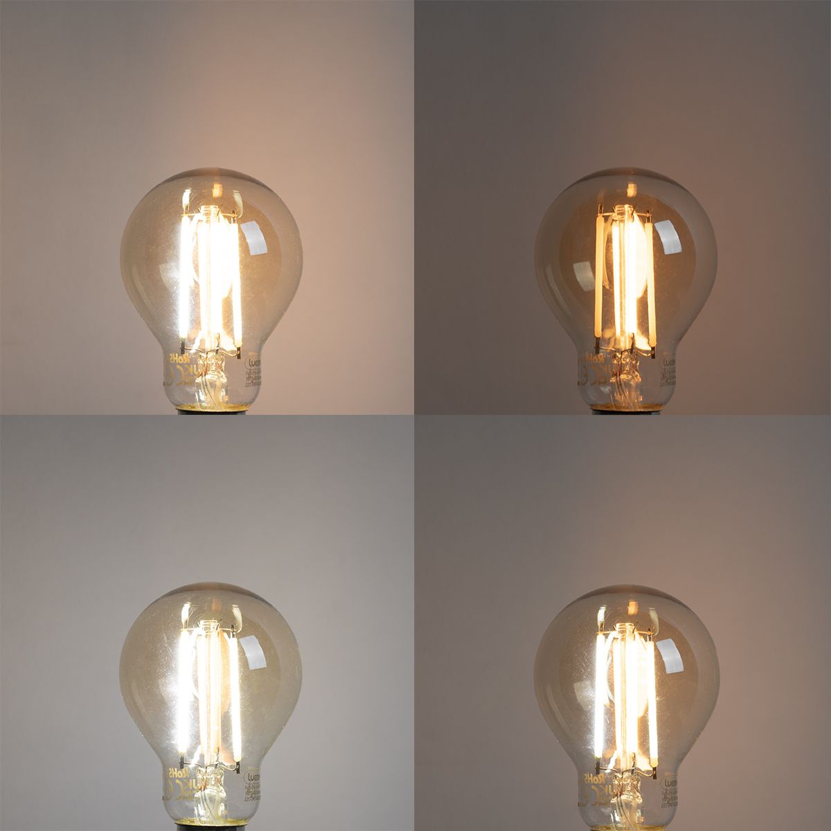 Smart E14 LED lamp P45 goud 4,9W 470 lm 1800-4000K