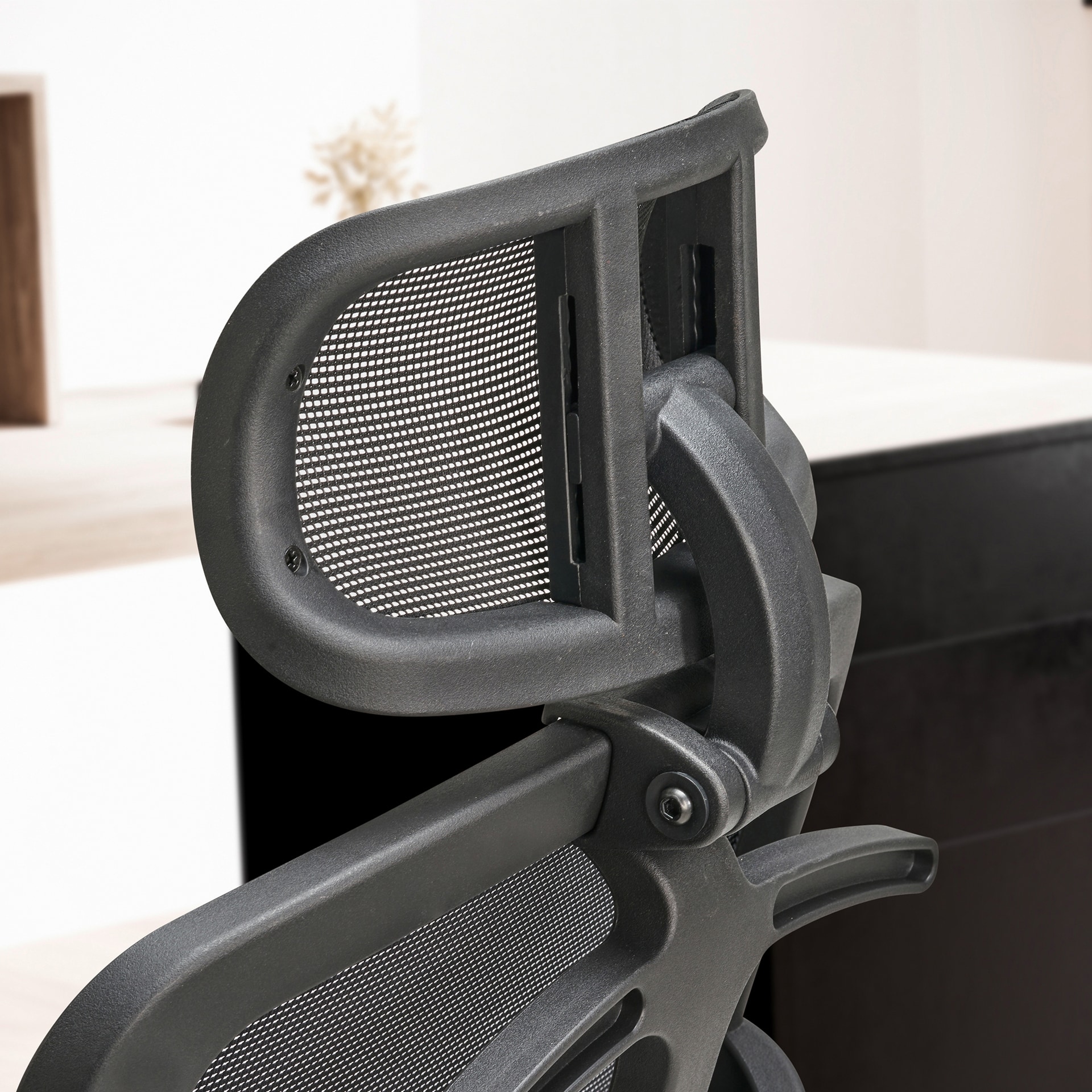 Bürostuhl 68x130x68 cm Stoff schwarz