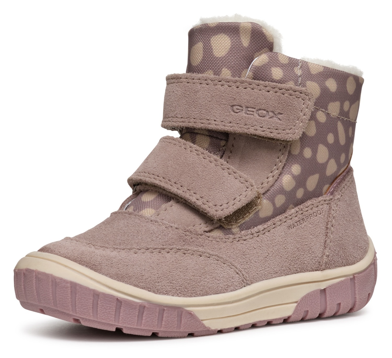 Geox Winterboots »B OMAR GIRL WPF«  Klettstiefel,  Babystiefel Winterstiefel mit schönem Muster