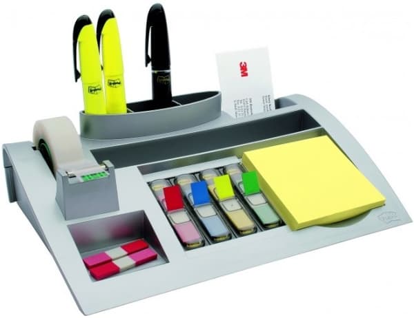 Post-it C50 - Skrivebordsordner - sølv