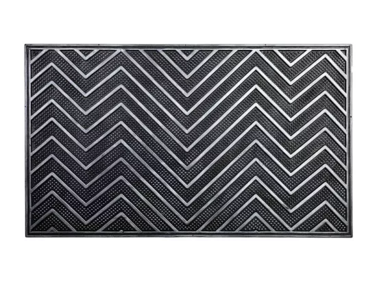 Tapis en caoutchouc noir 45x75x0,7