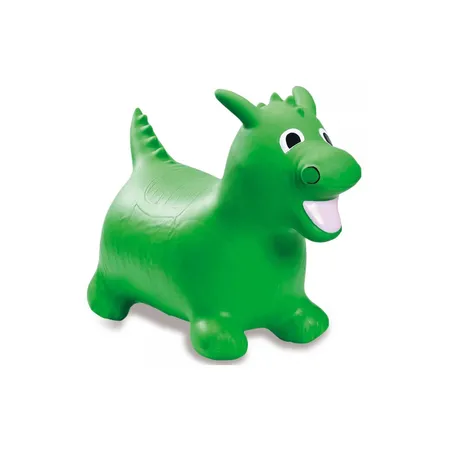 Jamara Hüpftier Drache grün mit Pumpe