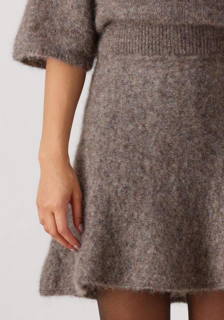 bruine second female minirok emmalou knit skirt