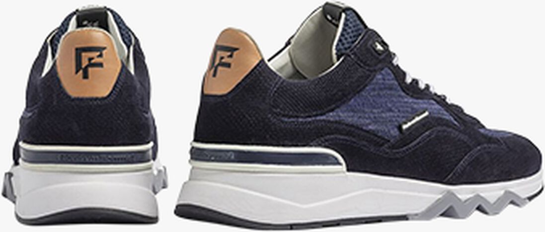 FLORIS VAN BOMMEL donkerblauwe floris van bommel lage sneakers sfm-10163