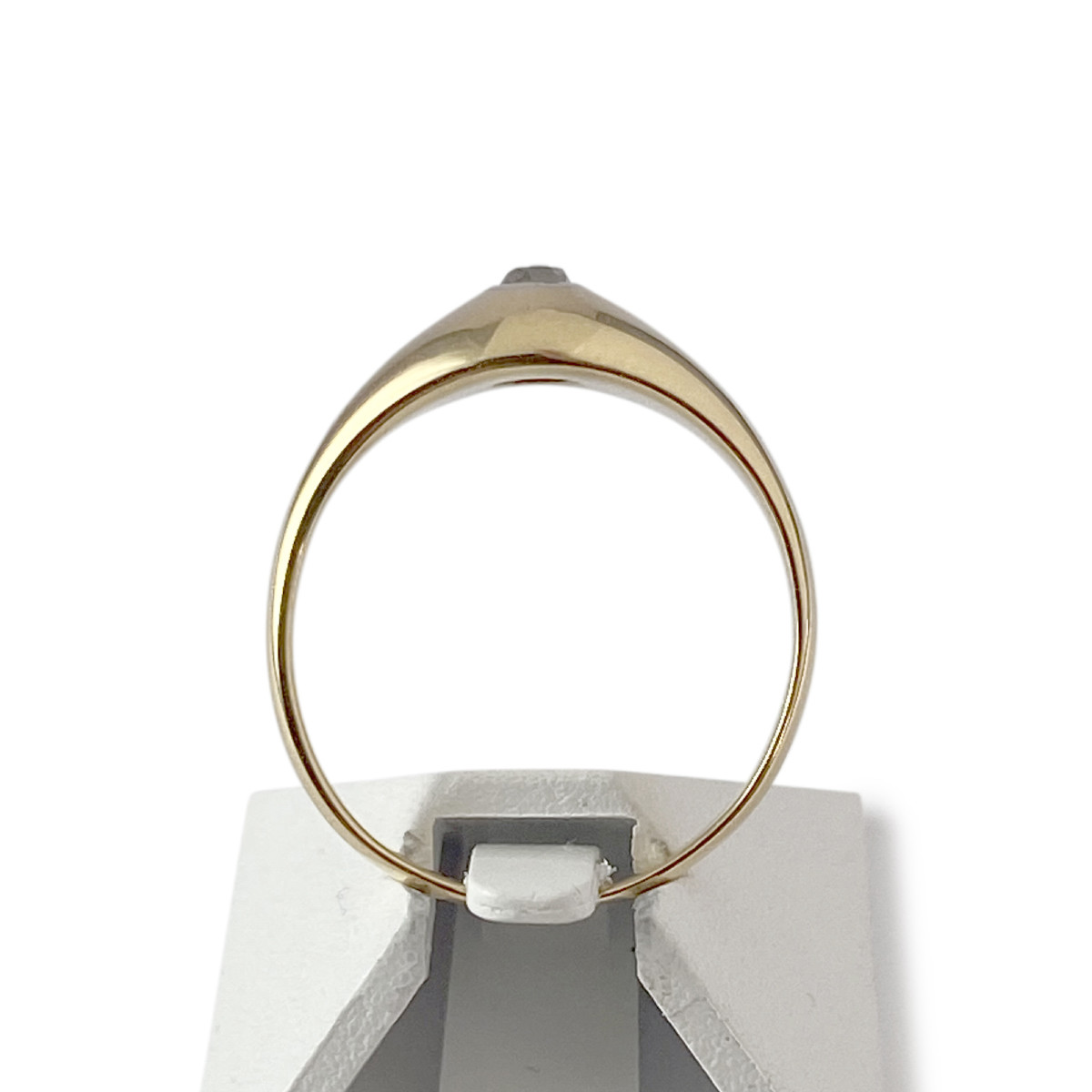 Bague jonc d'occasion or 750 jaune diamant