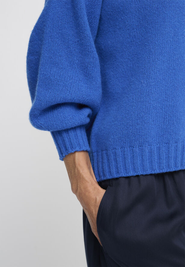 Moshi Moshi Mind sienna knit wool Bright blue