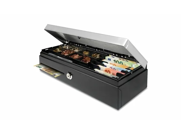 Safescan HD-4617C, Manuel og automatisk kasseapparat, Metal, Sort, Plast, DC, 12 V